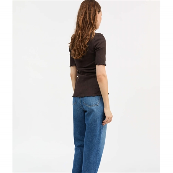 Skall Studio Edie T-shirt, Dark Brown 